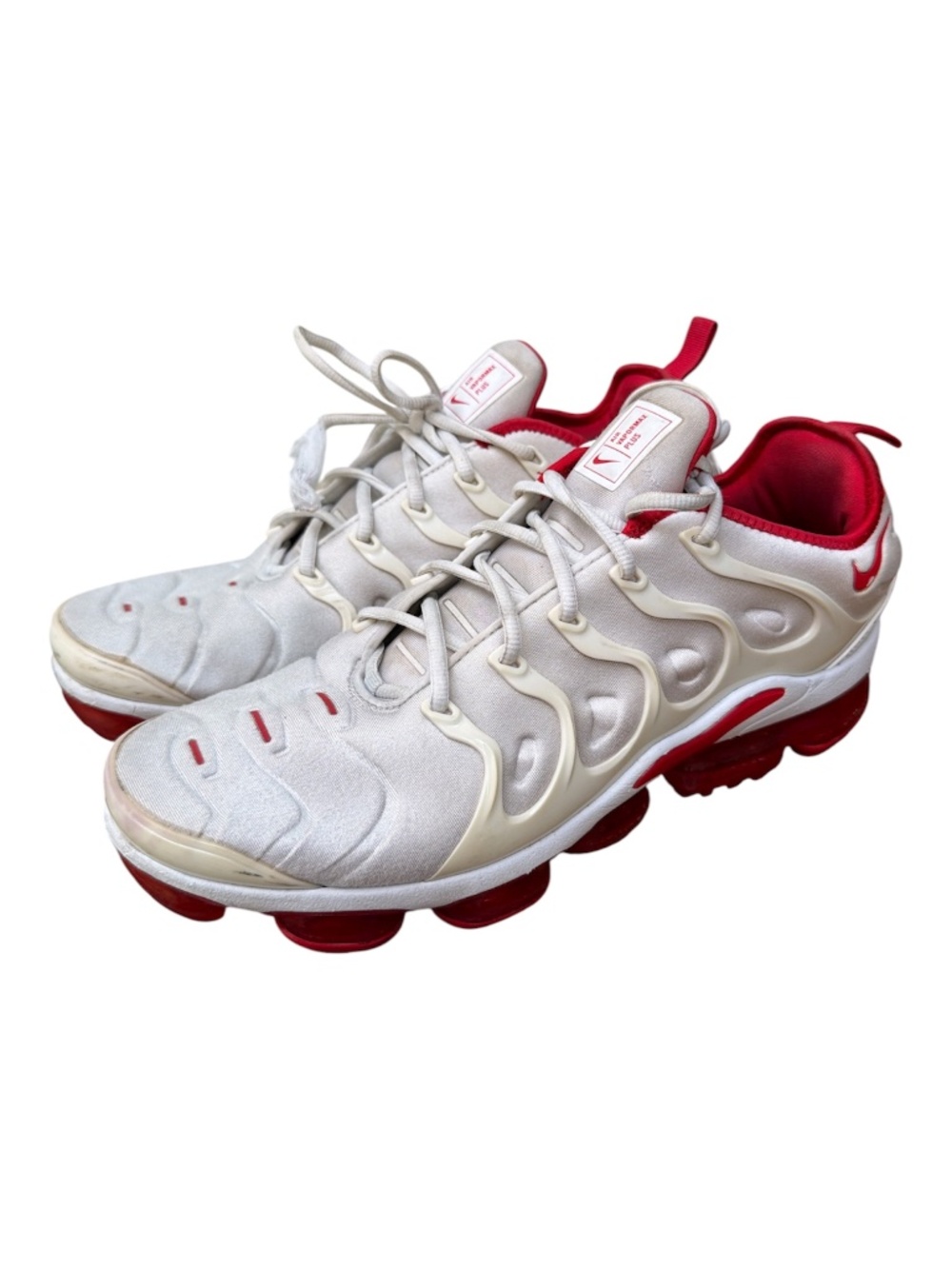 Nike Air Vapormax Plus ‘White University Red’ Size - 12, DH0279100